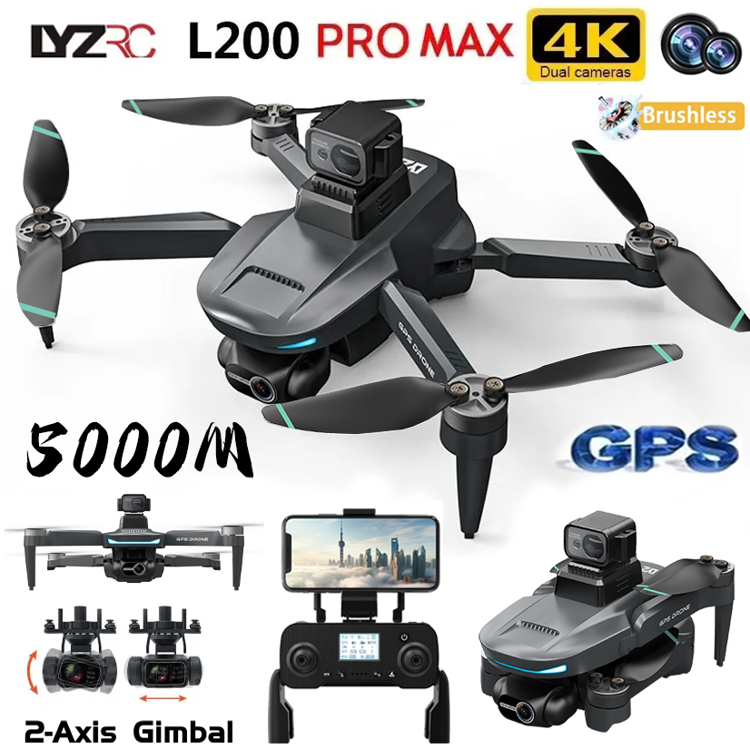 Drone Gps Mount - L200 Pro MAX GPS Drone 4K