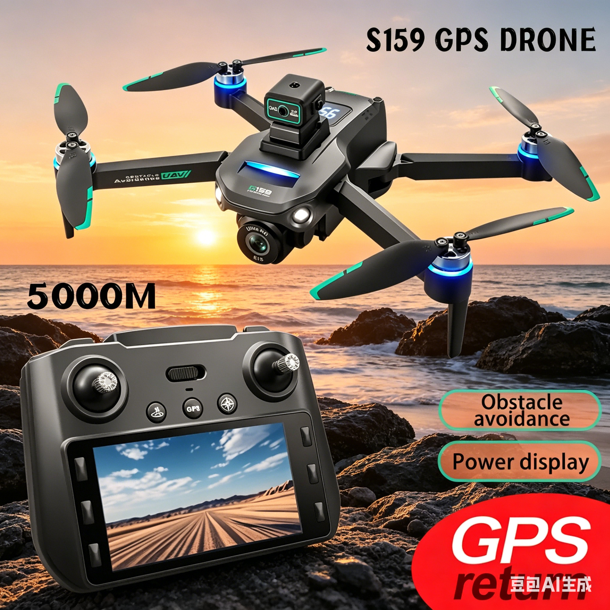 Drone Gps Mount - S159 GPS Drone 4K Profesional Dual