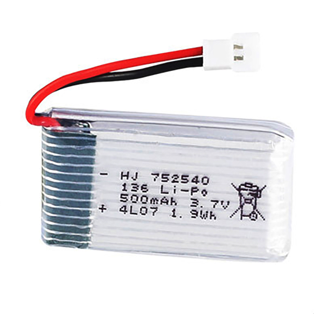 3.7V 500mAh 752540 Lipo Batter - Drone Charger のレビューと価格