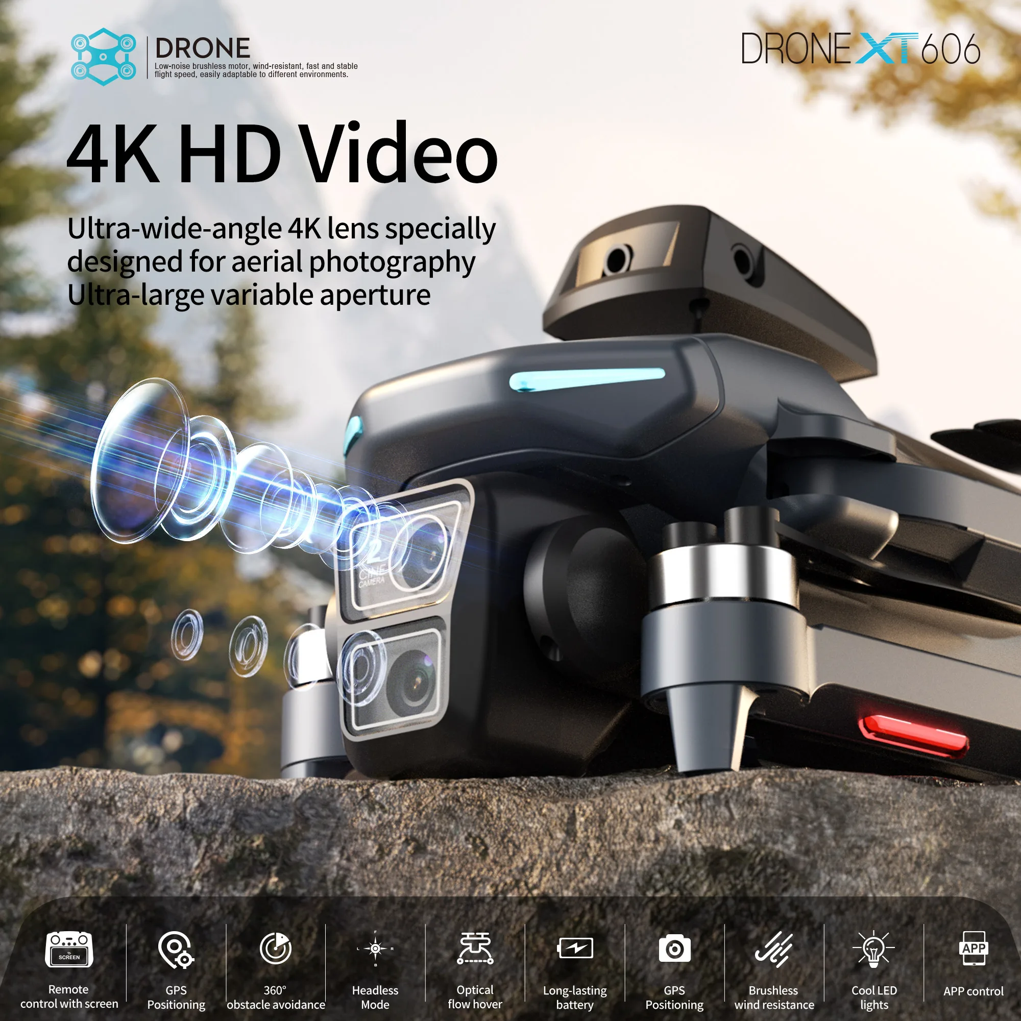Lenovo XT606 Drone Professiona - Drone Gps Mount のレビューと価格