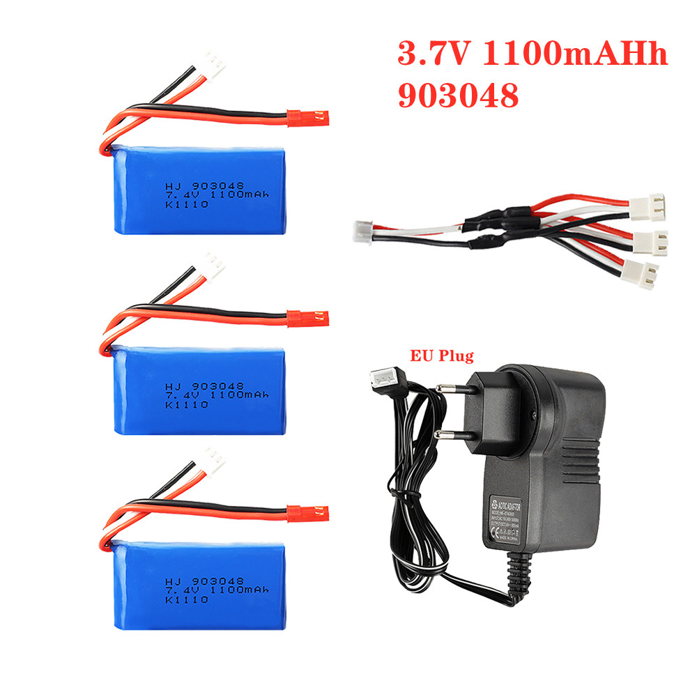 1-5pcs 7.4V 1100mah 903048 LiP - Drone Charger のレビューと価格