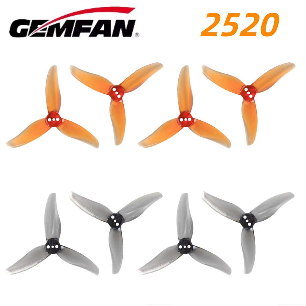 4Pairs Gemfan Hurricane 2520 2 - Drone Propeller のレビューと価格