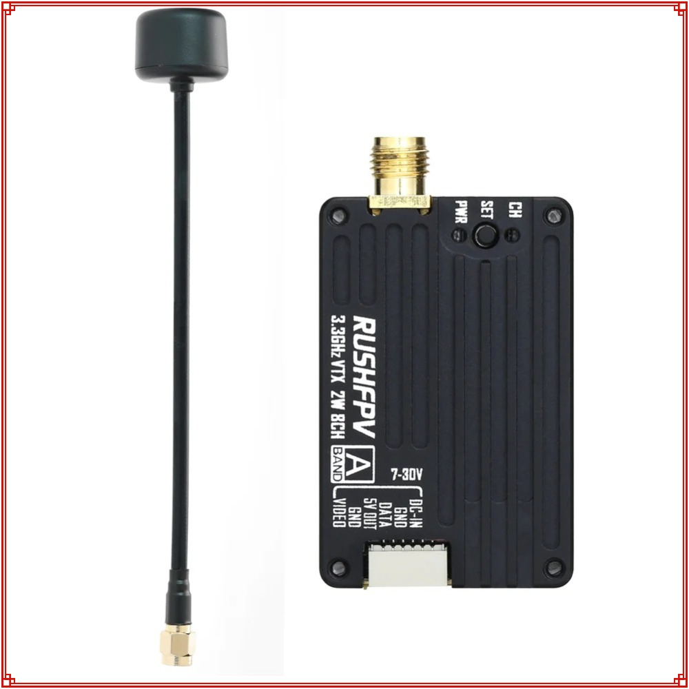 2026 New RUSHFPV 3.3G 2W VTX T - Drone Receiver のレビューと価格