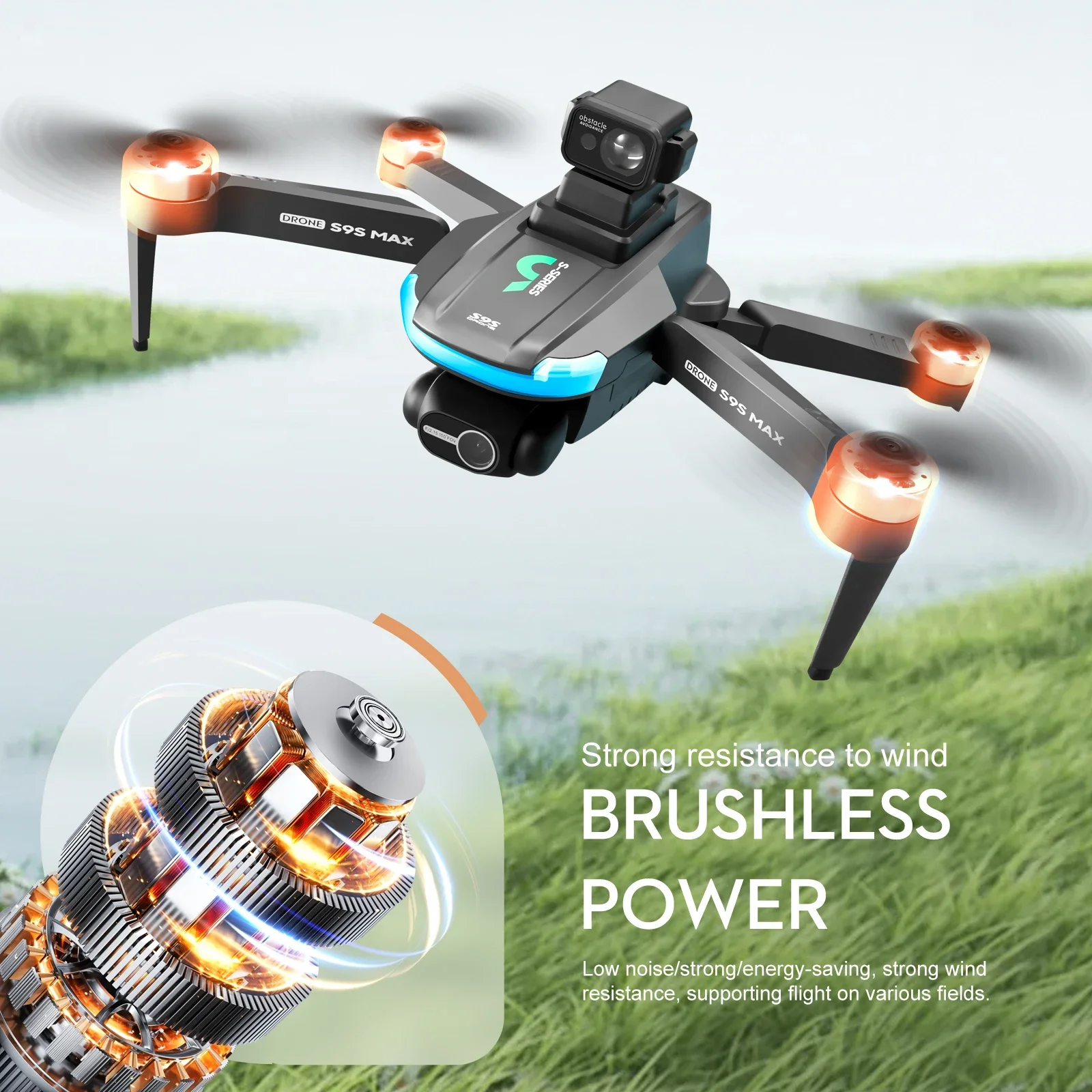 NEW S9S MAX MINI Drone 4K 2-Ax - Drone Gps Mount のレビューと価格