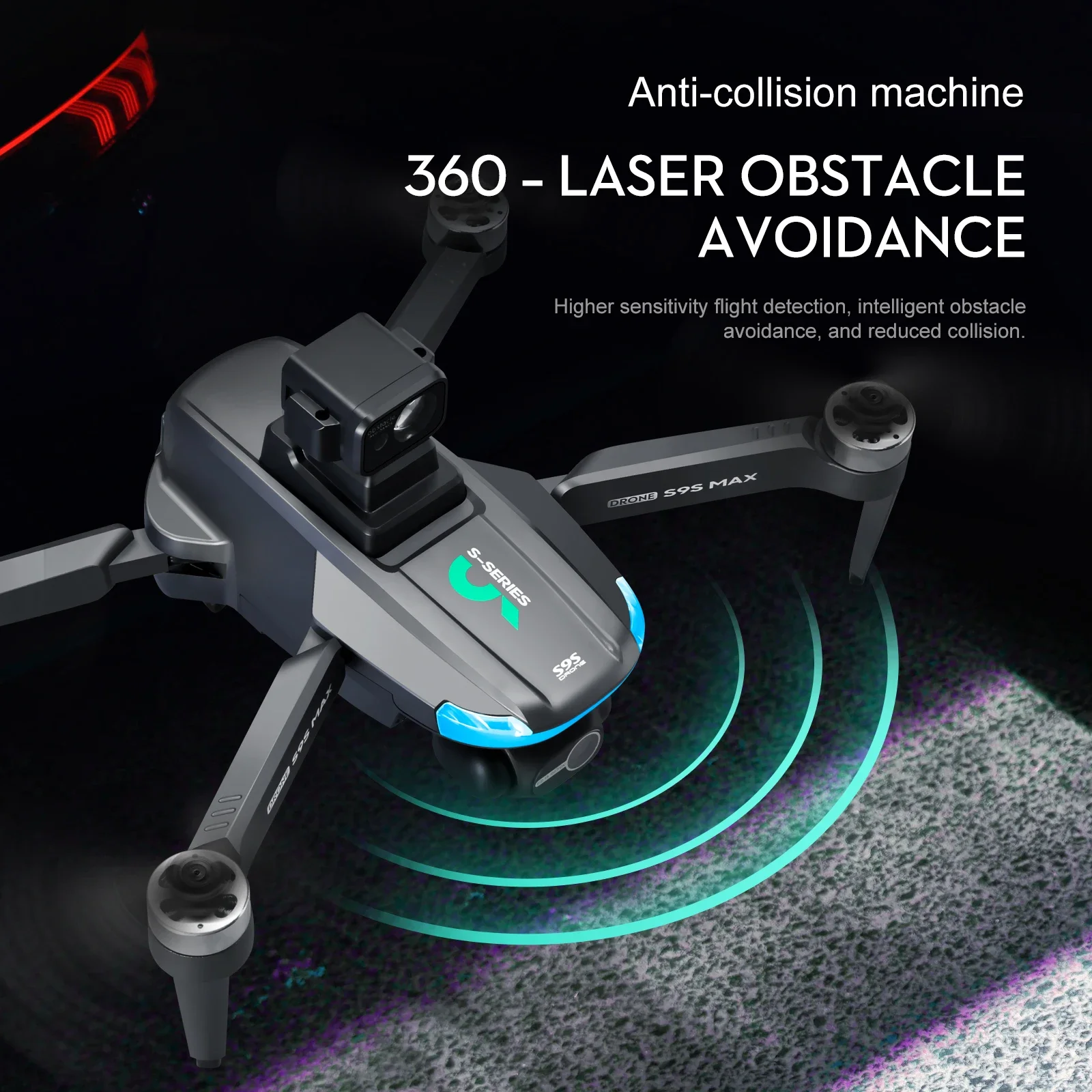 NEW S9S MAX MINI Drone 4K 2-Ax - Drone Gps Mount のレビューと価格