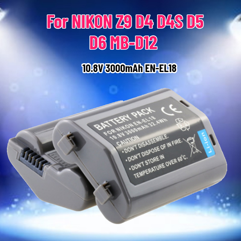 10.8V 3000mAh EN-EL18 EN-EL18A - Drone Battery のレビューと価格
