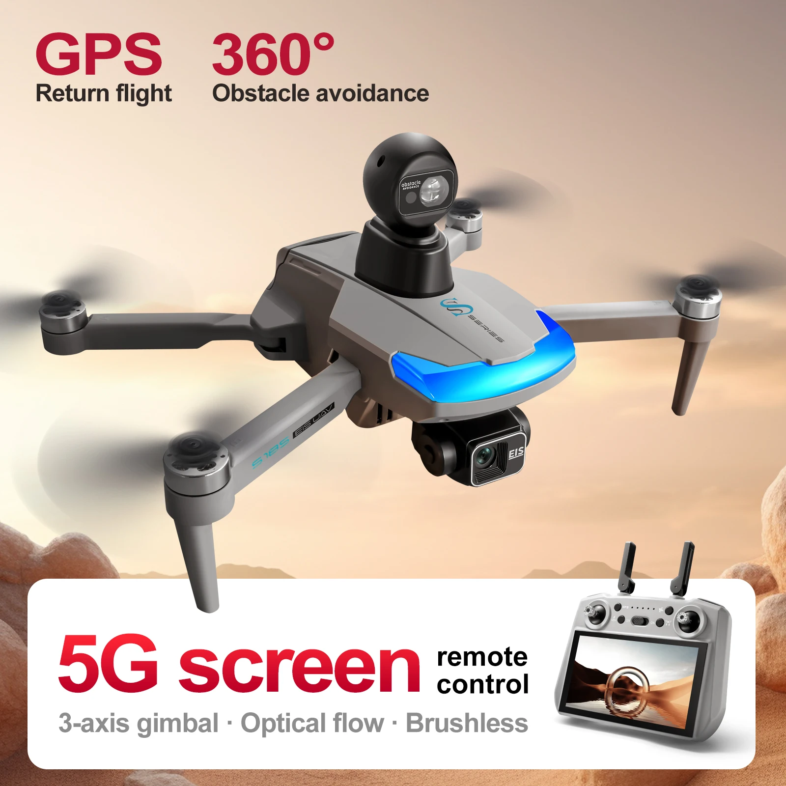 S185 Professional Drone 2.7K H - Drone Gps Mount のレビューと価格
