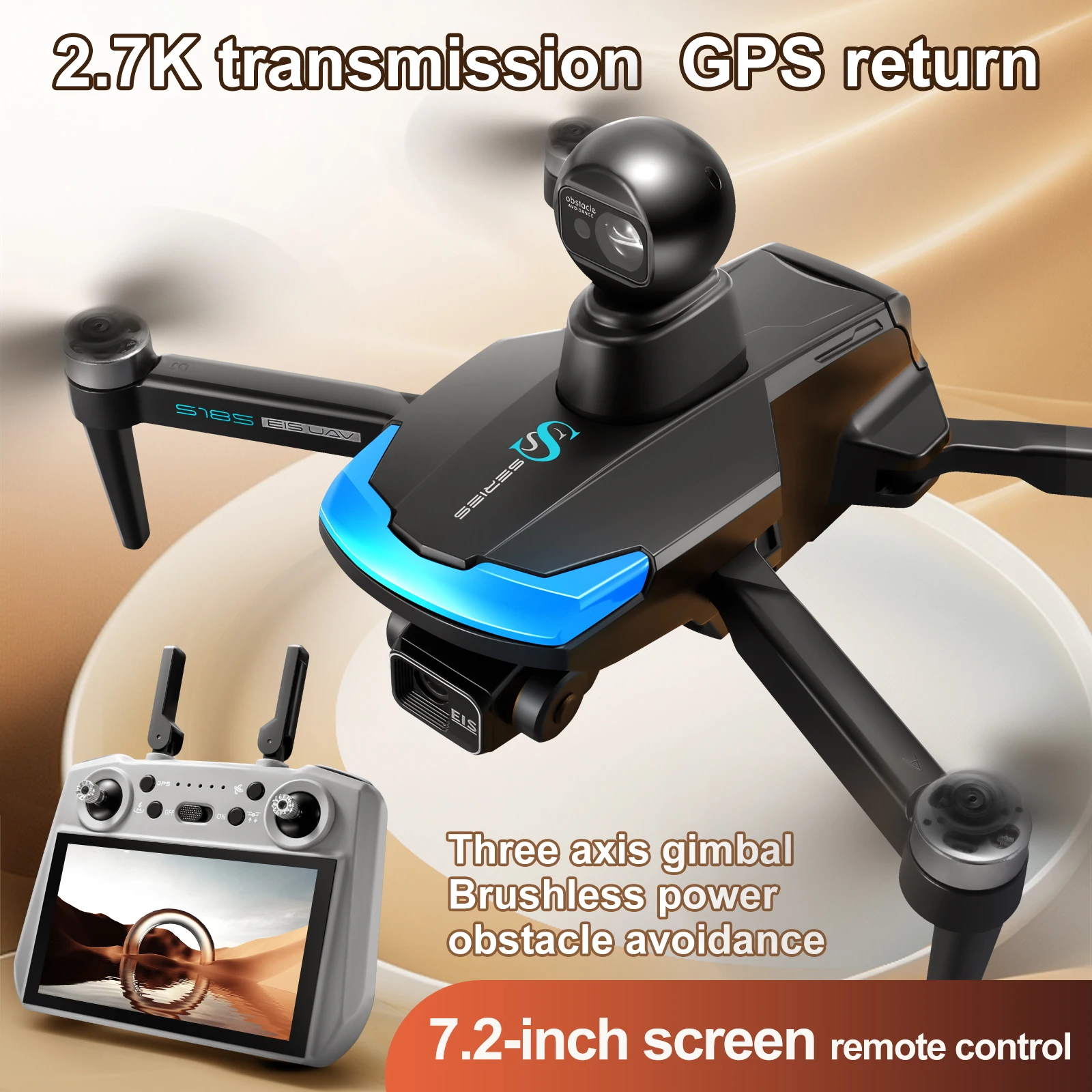 S185 Professional Drone 2.7K H - Drone Gps Mount のレビューと価格