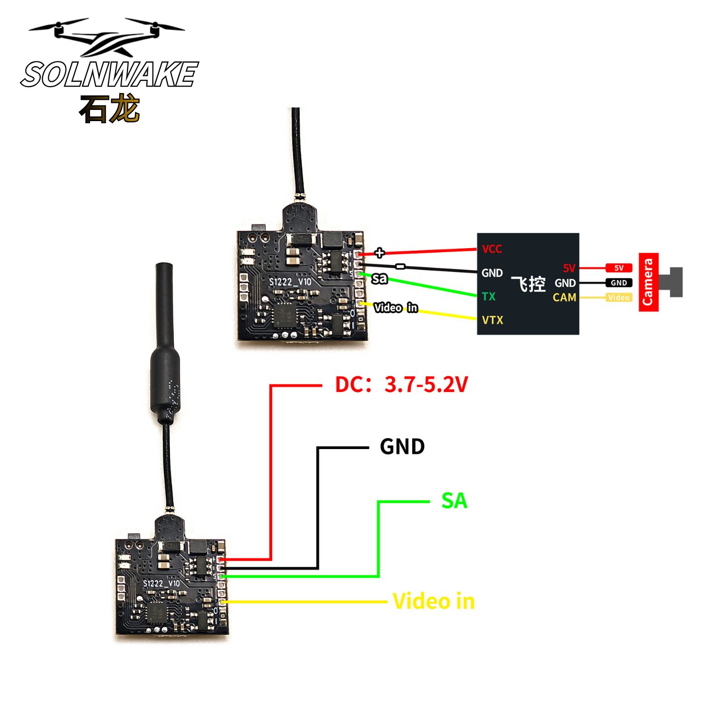 SLONWAKE Nano 5.8G 48CH 200mW  - Drone Frame のレビューと価格