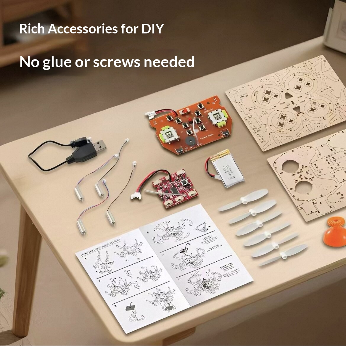 2026 New Wooden DIY Assembled  - Drone Battery のレビューと価格