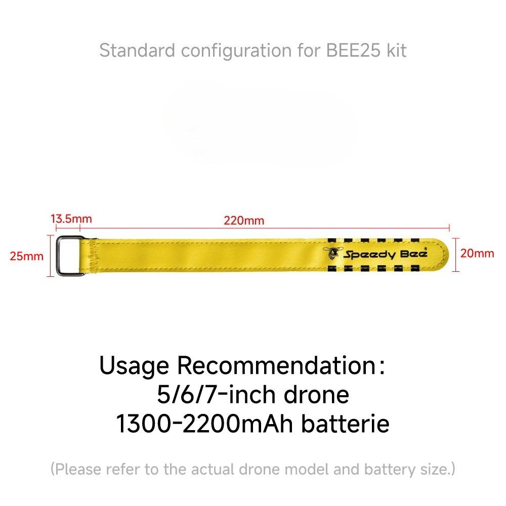 SpeedyBee FPV Lipo Battery Tie - Drone Battery Strap のレビューと価格