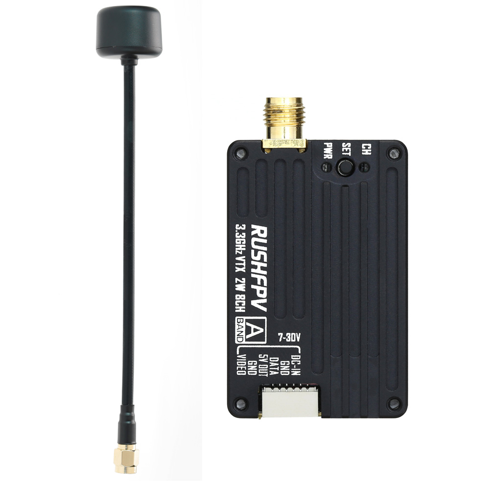RUSHFPV 3.3G 2W VTX Transmitte - Drone Receiver のレビューと価格