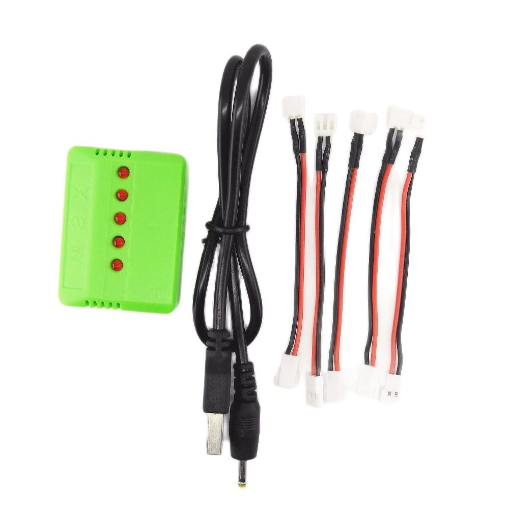 5PCS Cables And 1X 5 In 1 USB  - Drone Charger のレビューと価格