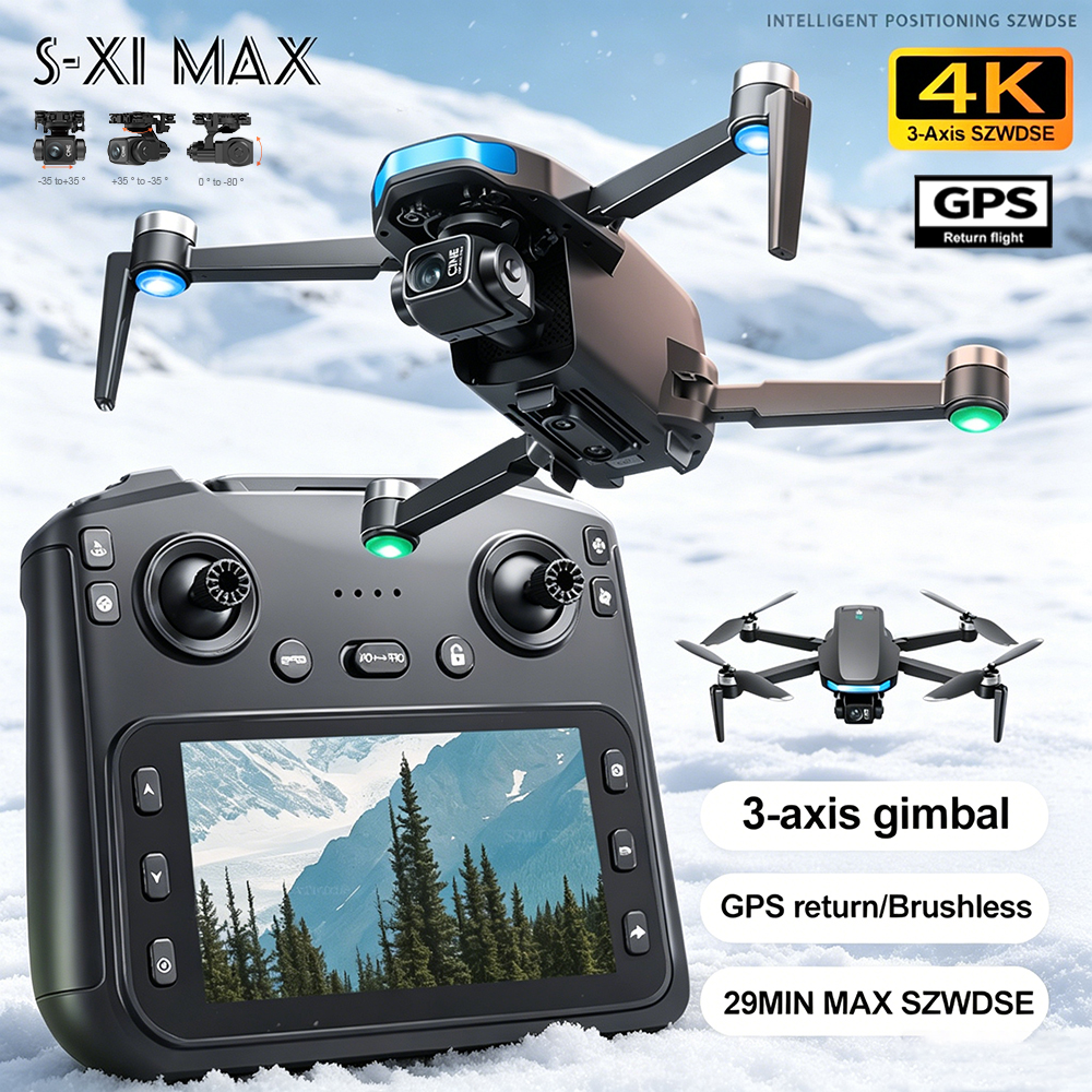 New S-X1 MAX Drone GPS 8K Prof - Drone Gps Mount のレビューと価格