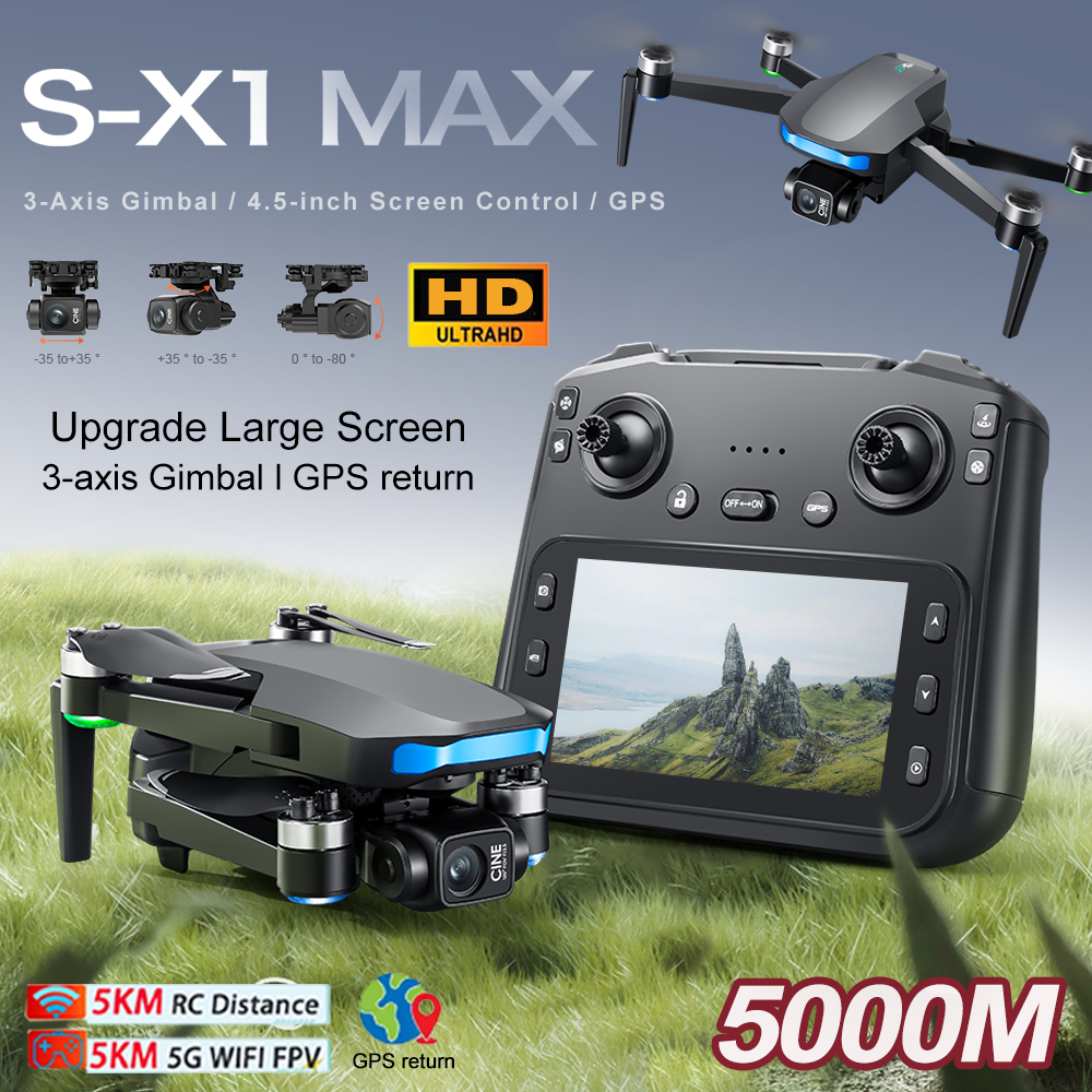 New S-X1 MAX Drone GPS 8K Prof - Drone Gps Mount のレビューと価格